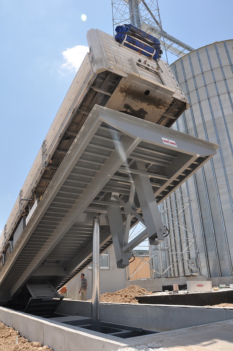 12m Concrete Canal Type Unloading Platform | Yılmaz Kardeş Unloading ...
