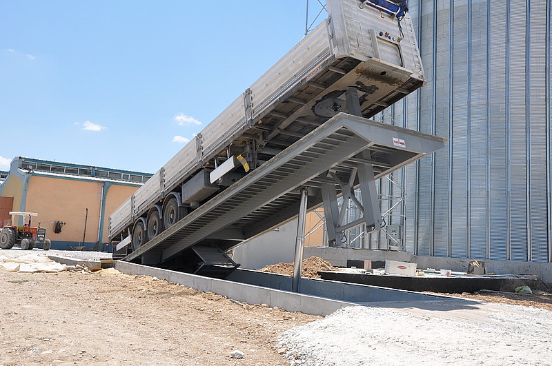 12m Concrete Canal Type Unloading Platform | Yılmaz Kardeş Unloading ...