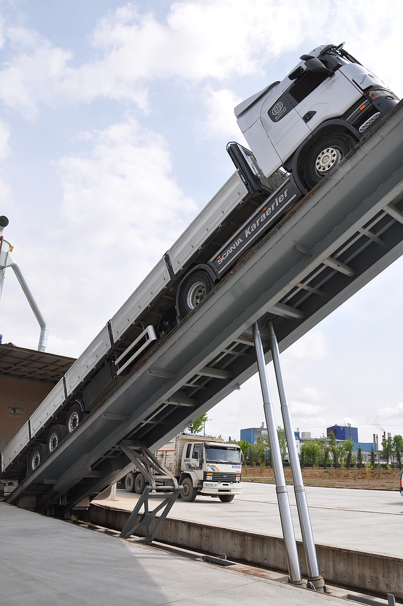 16m Concrete Canal Type Unloading Platform | Yılmaz Kardeş Unloading ...